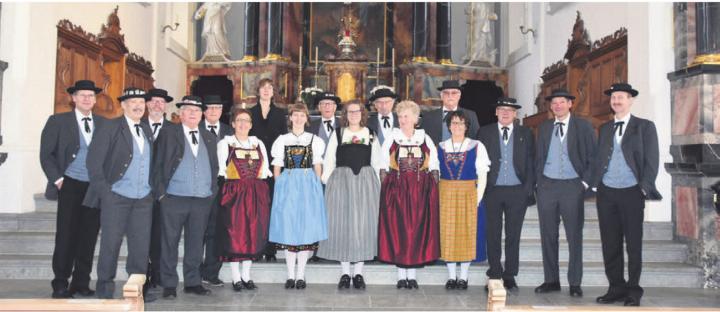 Der Jodlerklub Seetal Meisterschwanden freut sich auf die zwei Auftritte in Sarmenstorf und Beinwil. Bilder: zg