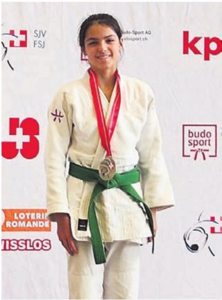 Fabienne Bun landet auf dem Podest. Bild: zg