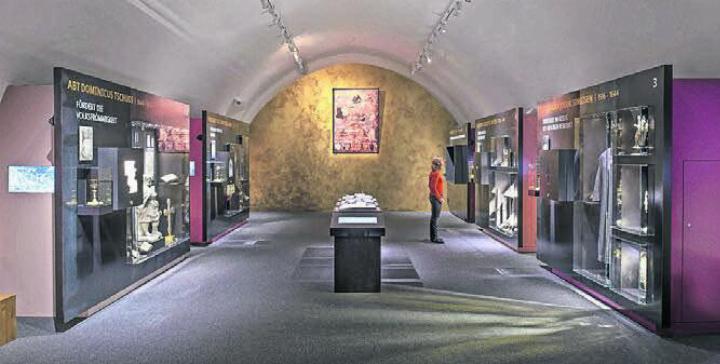 Die Führung gibt Einblick in das Museum Kloster Muri. Bild: zg