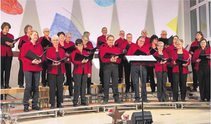 Besinnliche Momente in der hektischen Vorweihnachtszeit – das beschert der Regi-Chor.
Bild: zg