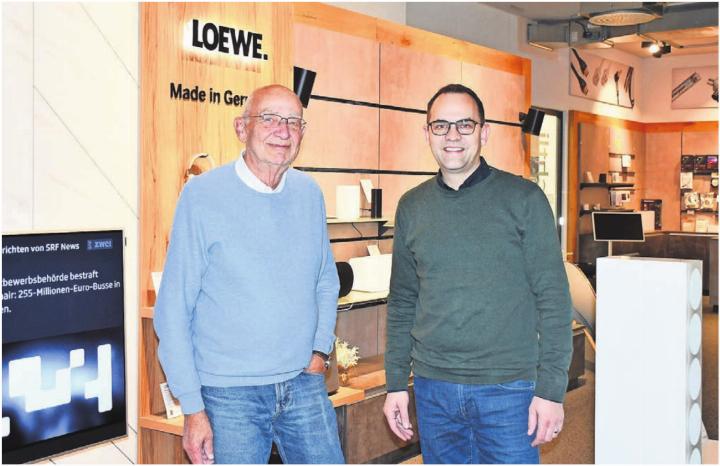 Wollen einen sauberen Schlussstrich unter die Firmengeschichte ziehen: Verwaltungsratspräsident Lucien Tschachtli (links) und Geschäftsführer Serge Müller. Bild: Daniel Marti