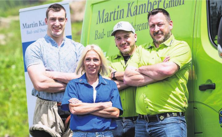 Kompetente wie erfolgreiche Fachleute in ihrer Sparte (v.l.): Schwinger Damian Ott, Monika Brugger, Antonino Corso und Martin Kamber. Bild: zg