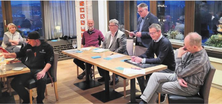 Der Vorstand mit Präsident André Hoffmann blickt Richtung 100-Jahr-Jubiläum. Bilder: str