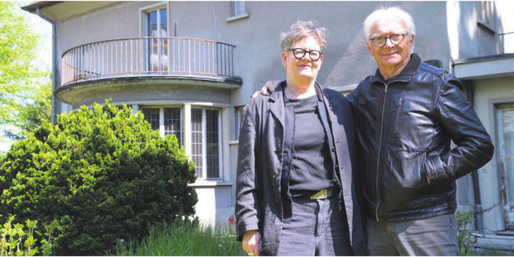Christiane Hinrichs und Ueli Strebel bringen Leben in die altehrwürdige, aber mittlerweile ganz schön heruntergekommene Villa Wild. Bilder: Thomas Stöckli
