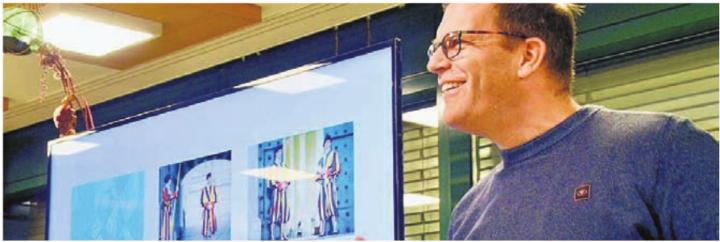 Pascal Staub referierte mit Leidenschaft von seiner Einsatzzeit im Vatikan. Bild: tst