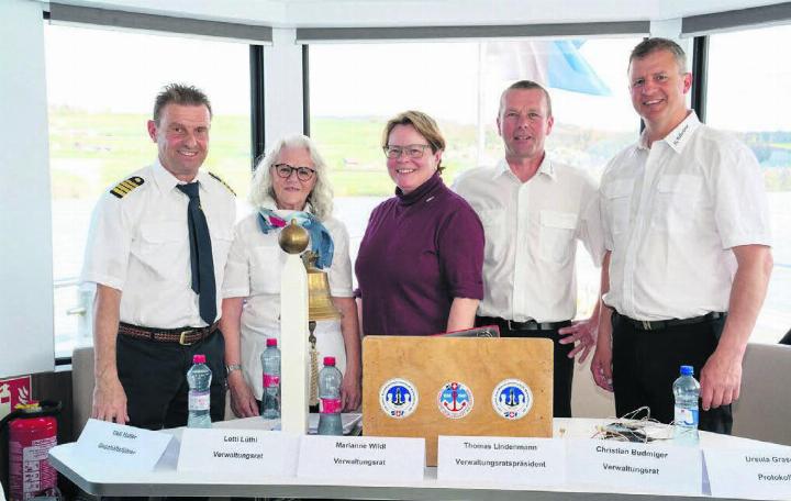 Auch wenn die Zahlen nicht ganz so gut ausfielen wie im Vorjahr, ziehen der Verwaltungsrat und Geschäftsführer Ueli Haller (links) eine positive Bilanz. Bilder: sh