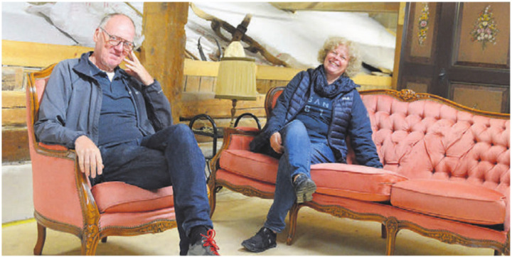 Ein kleines Kino: eine der vielen Ideen von Beat Wenger und Wiebke Koch. Bild: ake