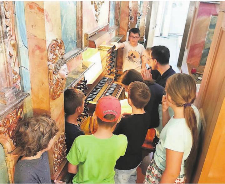 Die Orgel in der Klosterkirche kennenlernen – auch das ermöglichte der Ferienpass.