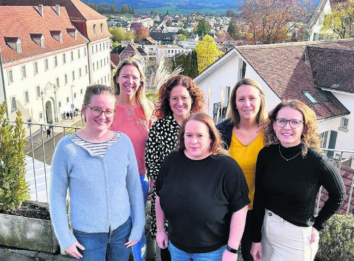 Diese sechs Frauen wollen Muri mit ihren Ideen attraktiver machen, von links: Lea Küng, Steffi Stutz, Myrta Strebel, Steffi Haller, Valérie Weibel und Muriel Käppeli. Bild: zg