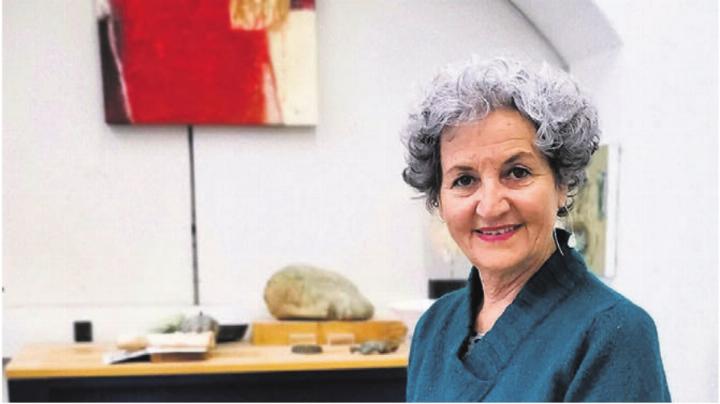 Malerin und Skulpteurin Daniela Egli-Petermann zeigt ihre Kunst. Bild: zg