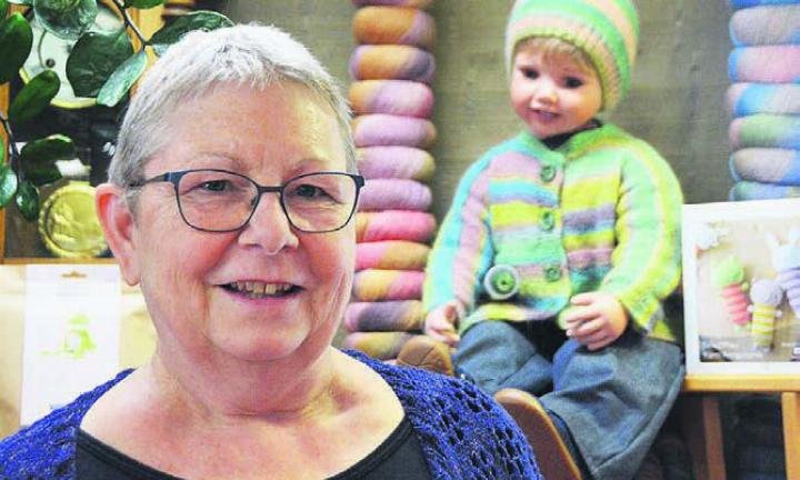 Heidi Keller führt das Stoff- und Wullehüsli in Muri voller Leidenschaft. Bild: ake