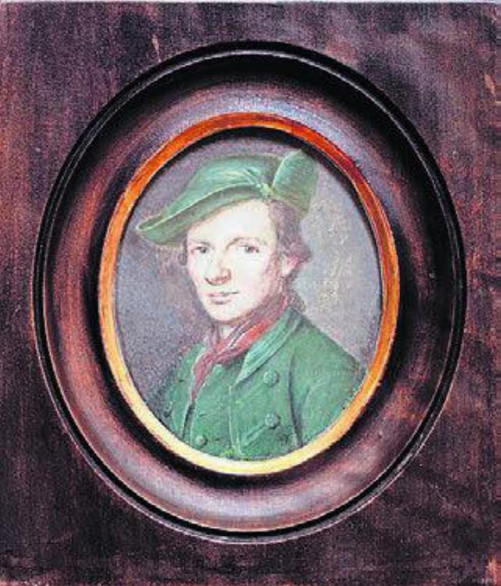 Caspar Wolf in einem Porträt. Bild: zg