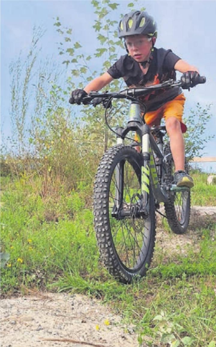Spass auf dem Bike. Bild: zg