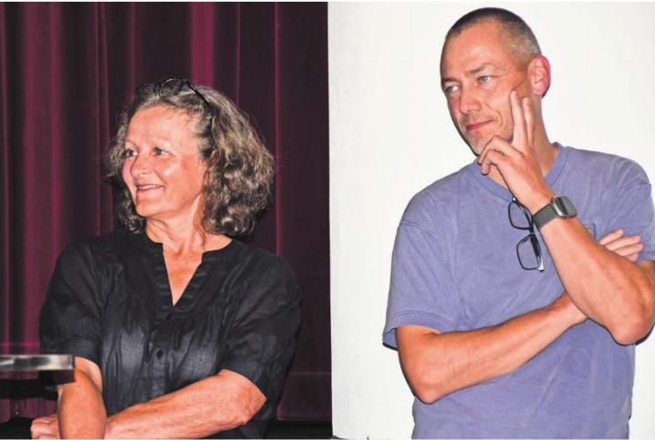 Regisseurin und Filmemacherin Helena Dali freute sich über die gelungene Vorpremiere. Rechts Kameramann Andreas Pfiffner. Bilder: dm