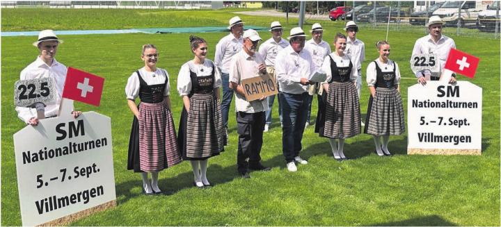 Das OK des Anlasses rund um OK-Präsident Jakob Frischknecht ist bereit und voller Vorfreude. Bild: spr/zg