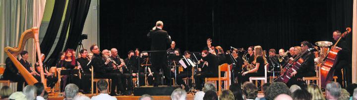 Das Ensemble der Musik Muri sorgte unter der Leitung von Karl Herzog für beste Unterhaltung beim sehr zahlreich erschienenen Publikum. Bilder: Annemarie Keusch