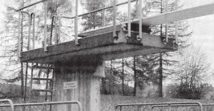 Die Sprungtürme im Isenlauf waren einmal attraktiv. Heute gehören sie zur Grundausstattung jeder Badi. Braucht Bremgarten in Zukunft neue Attraktionen? Bild: Archiv