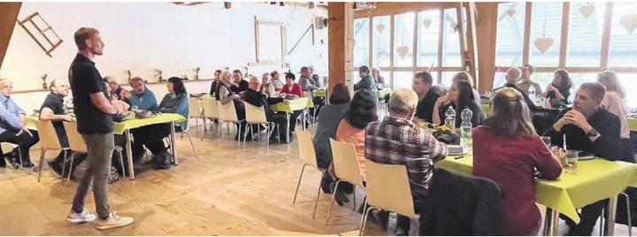 Vereins- und OK-Präsident Pascal Hufschmid konnte über den Stand der Vorbereitungen informieren.
Bild: zg