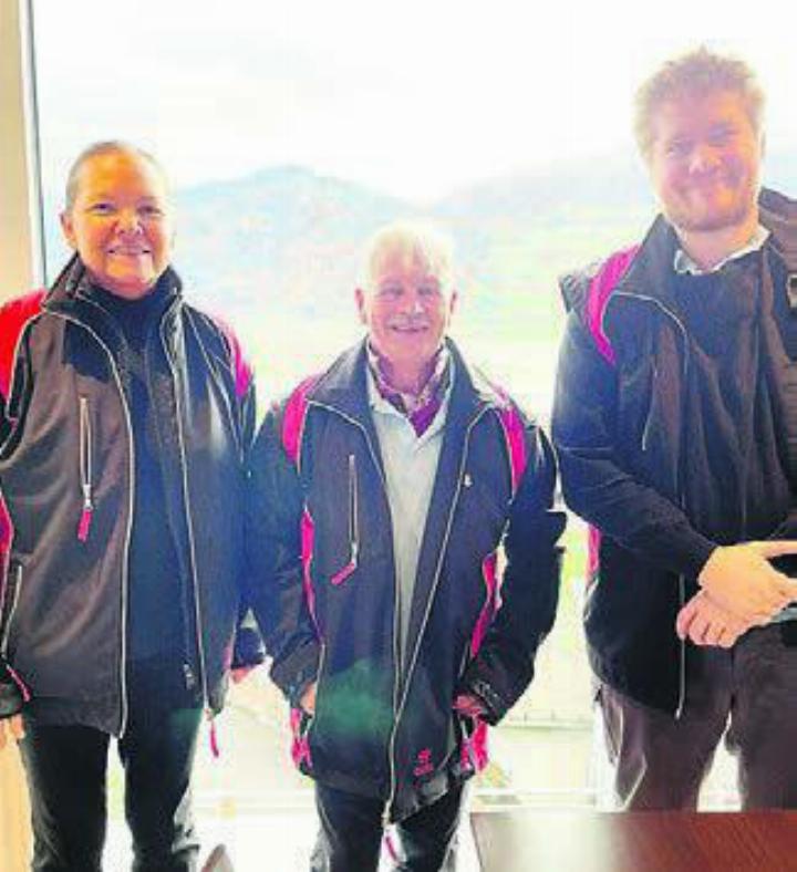 Sieger bei Einzelschützen (v.l.) Linda Schnider, Peter Glaus und Patrik Hausherr.