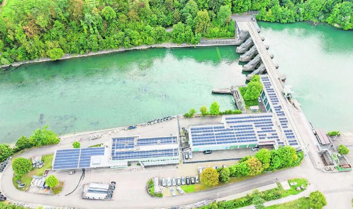 Die AEW ist auch im Freiamt präsent: Das Kraftwerk Bremgarten-Zufikon ist ein Modellfall für den Interessenausgleich zwischen Landschafts- und Naturschutz einerseits sowie Hochwasserschutz und Wassernutzung anderseits. Bild: pd