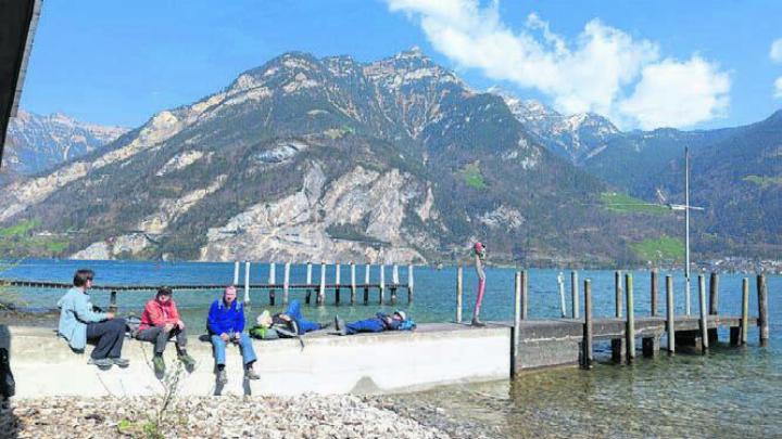Relaxen in Isleten. Bild: zg