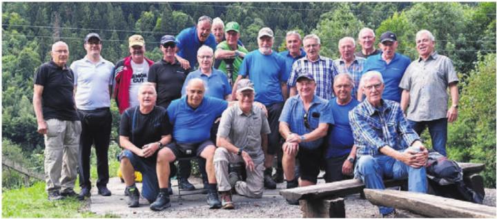 Zufriedene Gesichter bei den Turnern aus Waltenschwil. Bild: zg