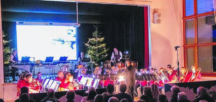 Weihnachtliche und feierliche Werke präsentiert die «Musig» Mühlau. Bild: zg