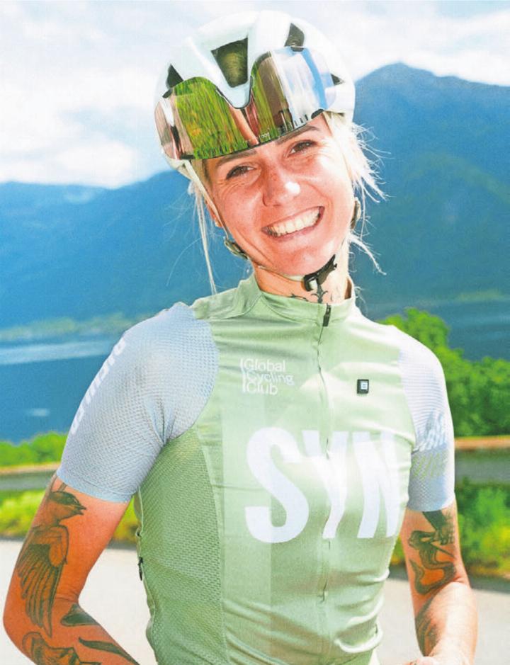 Instagram ermöglicht Debora Brunold ein Leben auf dem Fahrrad. Bilder: zg