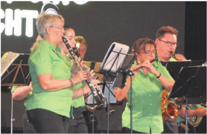 Die Musikerinnen und Musiker der Harmonie Berikon zeigten ihr Können.