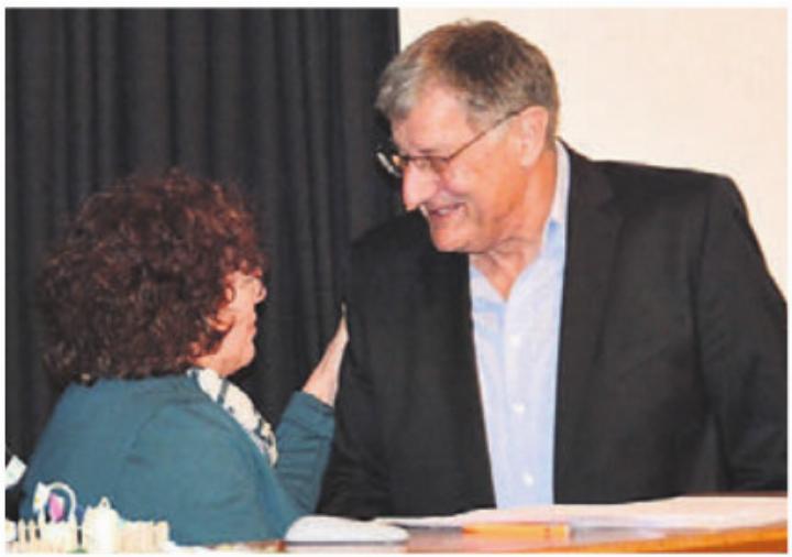 Die Verabschiedung von Pius Wiss. Bild: ake