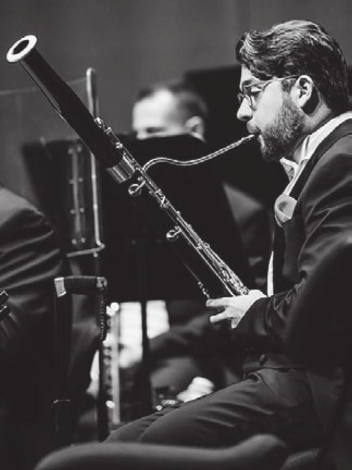 Enrico Bassi, Fagott-Sieger von 2023. Enrico Bassi, Fagott-Sieger von 2023.