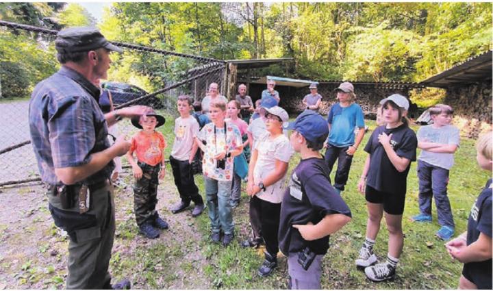Die Kinder erfuhren viel Spannendes über die Natur und die Jagd. Bild: zg
