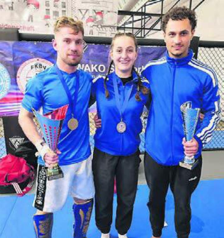 Die drei Wohler Medaillengewinner (von links): Roy Cipriano, Alessia Ciaco und Silvio Pace. Bild: zg Die drei Wohler Medaillengewinner (von links): Roy Cipriano, Alessia Ciaco und Silvio Pace. Bild: zg