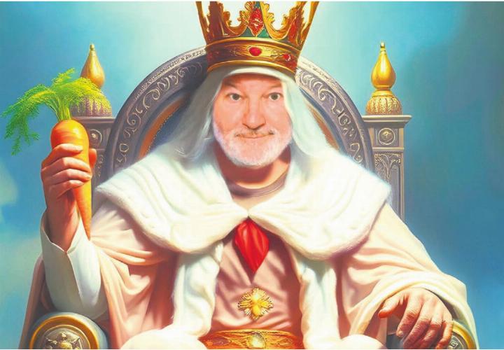 «Es lebe der König»: Peach Weber verspricht mit seinem neuen Programm «King of Gäx» einen sehr unterhaltsamen Abend. Bild: pd