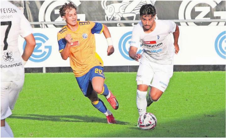 Gibt weiter Vollgas für den FC Wohlen: Bijan Dalvand (rechts). Bild: Archiv/jl