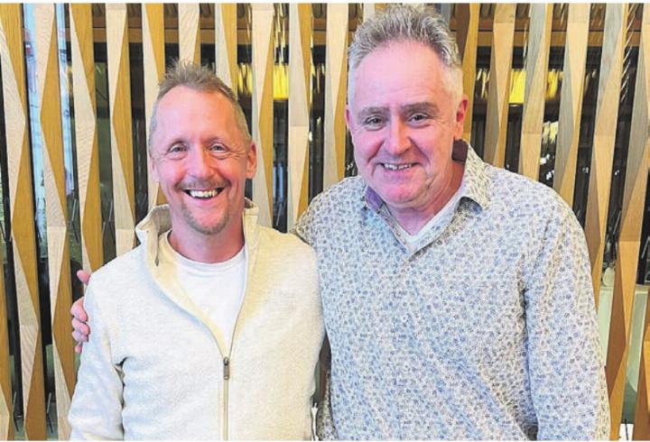 Der neue und der scheidende Präsident: Mark Döbeli (links) und Martin Leu. Bild: zg