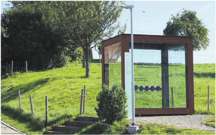 Eine der bewegenden Stationen, welche auf dem Weg besucht werden.    Bild: zg