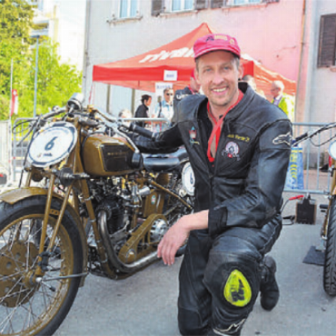 Heisse Motoren, lachende Gesichter - Claudio Werder fährt seit 2016 beim GP Mutschellen mit.