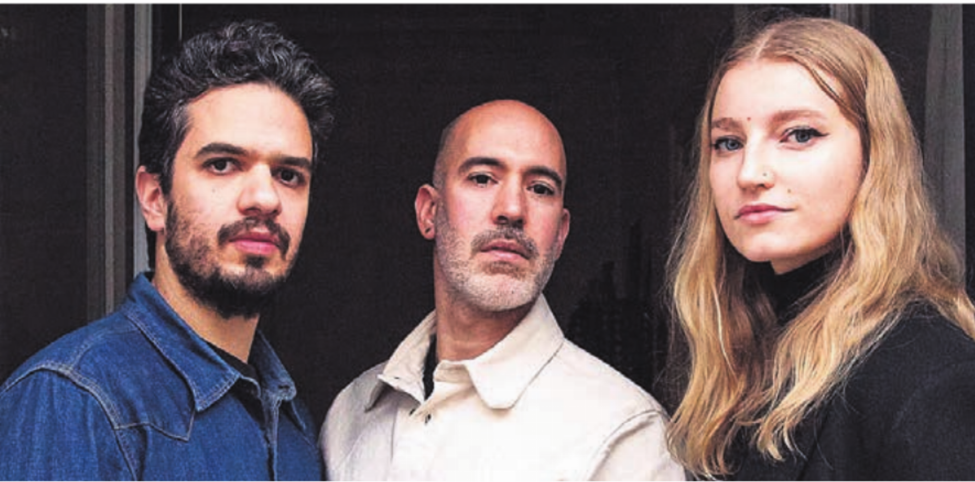Amir Bresler, Haggai Cohen-Milo und Emma Rawicz bilden das Trio «Lightbox» und sind die letzten Gäste der laufenden Pflegidach-Saison.    Bild: zg - Das Bild wird blockiert. – Möglicherweise durch einen aktiven Adblocker.