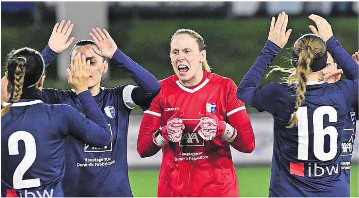 Die Frauen des FC Wohlen geben sich im Vorfeld des Cupfinals gegen Niederlenz kämpferisch. Bild: Archiv/awa