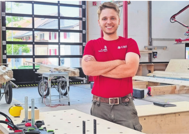 Luca Wissler bereitet sich in verschiedenen Betrieben in der Deutschschweiz auf seinen Einsatz vor. Aktuell ist er im Freiamt tätig. Bild: zg