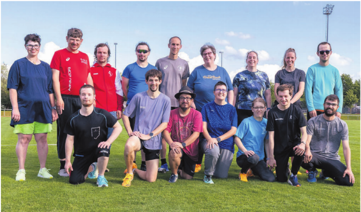 Sie alle werden den Behinderten-Sportclub Wohlen-Lenzburg in Zug vertreten. Die Leichtathletinnen und Leichtathleten stammen aus den Regionen von Bremgarten bis nach Lenzburg. Bild: ab