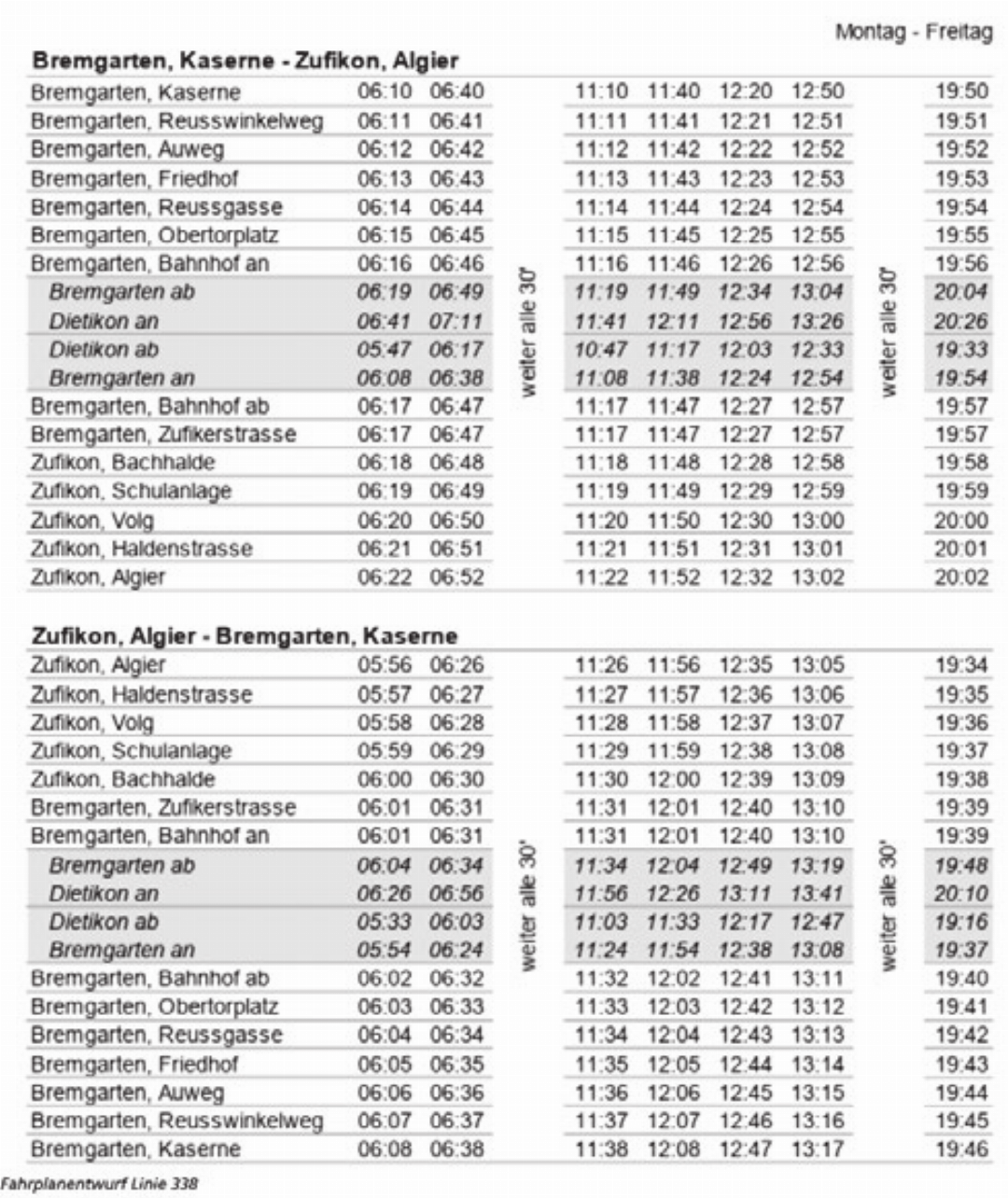 Auch ein möglicher Fahrplan stünde bereits. Bilder: pd Auch ein möglicher Fahrplan stünde bereits. Bilder: pd