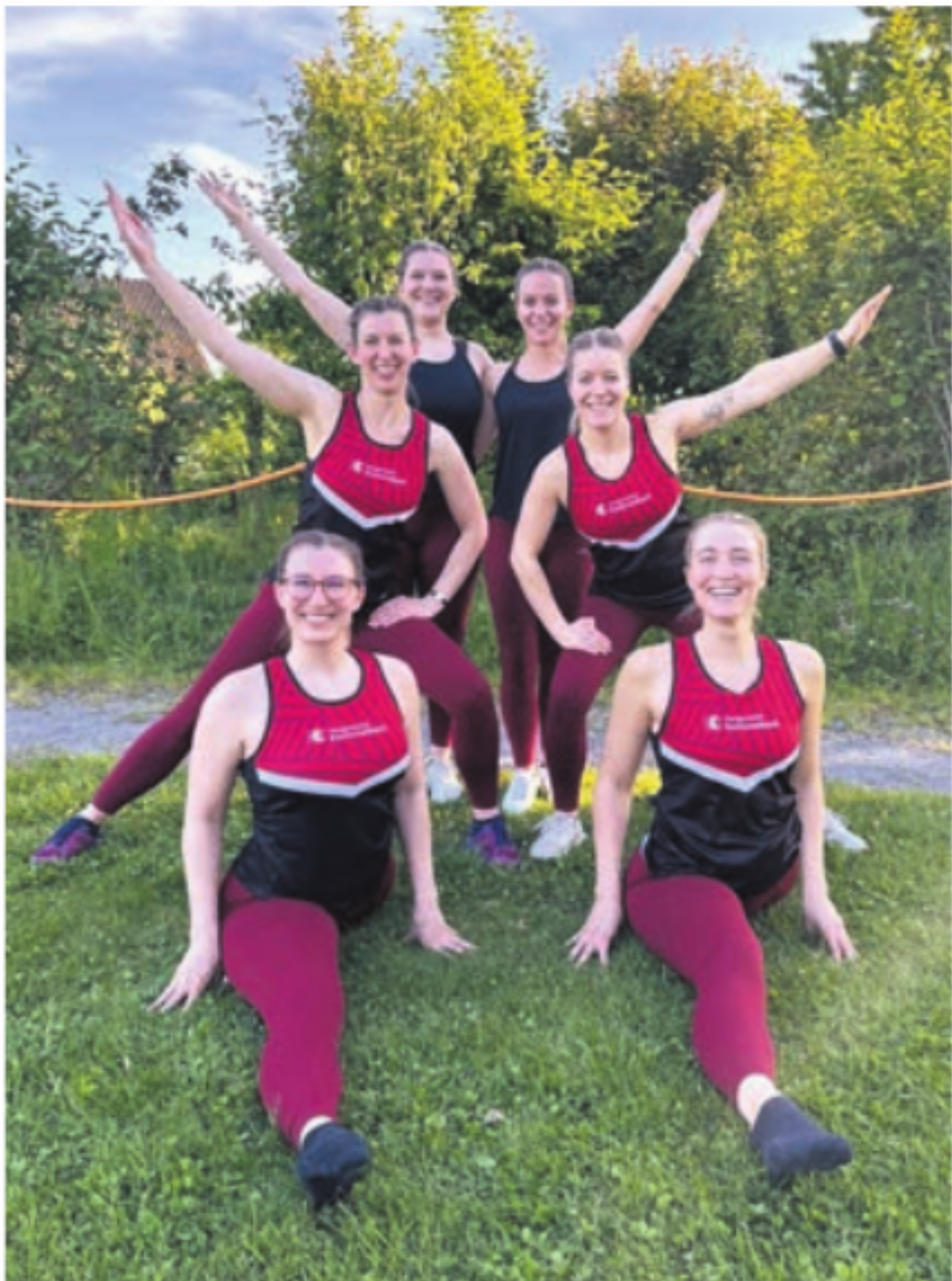 Holte die höchste Punktzahl in der Programmgestaltung: das Team Aerobic.    Bild: zg - Das Bild wird blockiert. – Möglicherweise durch einen aktiven Adblocker.