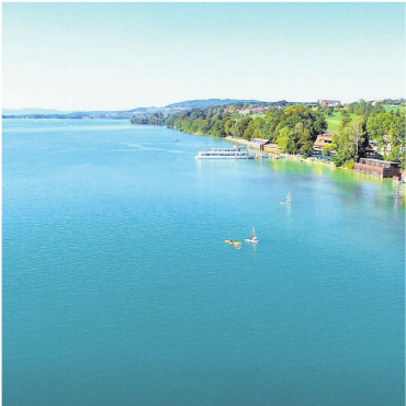 Dauerpatient Hallwilersee - Die Idylle trügt: Der Hallwilersee wird seit 40 Jahren künstlich belüftet, um ihn vor dem Kollaps zu bewahren. Bild: Archiv