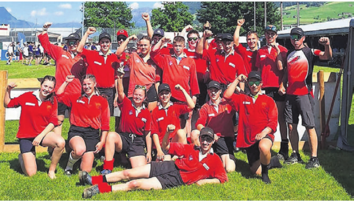 Die Sinser Jugendteams hatten einen erfolgreichen Turniertag. Bild: zg