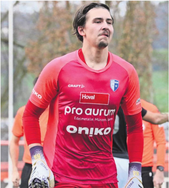 Goalie Nico Ammann musste gegen Neuenhof dreimal hinter sich greifen. Dennoch ist Wohlen II der Ligaerhalt kaum noch zu nehmen. Bild: Archiv/jl