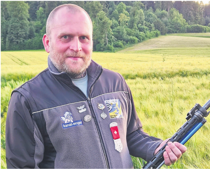 Der treffsicherste Teilnehmer aus dem Bezirk Muri: Sebastian Mundt erreichte 71 von möglichen 72 Punkten.    Bild: zg