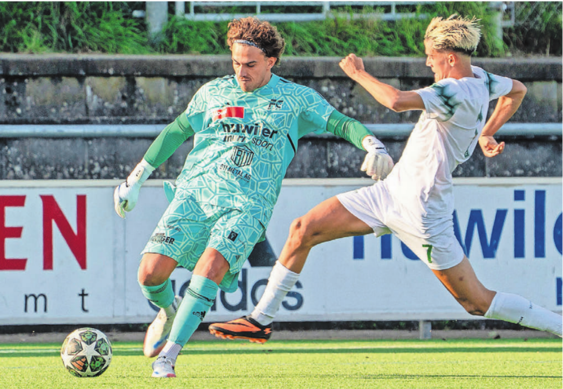 Alejandro Scheifele (links) will einen guten Abschluss der Saison mit Muri. Dafür soll ein Sieg gegen Mutschellen her. Bilder: Archiv / any, jl - Das Bild wird blockiert. – Möglicherweise durch einen aktiven Adblocker.