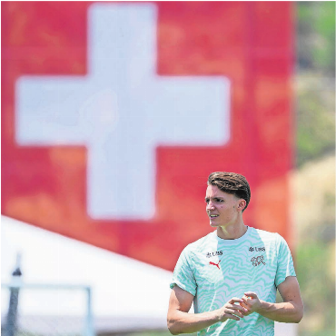 Gute Energie für die Nati - Marvin Keller im Nati-Basiscamp in San Diego, USA. Mit dem Nationalteam an der WM zu sein «bedeutet mir enorm viel». Bilder: Freshfocus